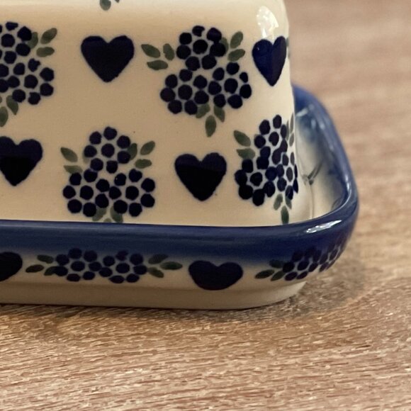 Stunning Handmade Butter Dish Imported from Poland - Picture 12 of 15